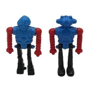 Vintage 2 Alox Tharx Robots Intergalactic Wars 1970's Sku 324